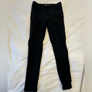 Black Vince skinny jeans size 2 with detail on leg as seen in photo